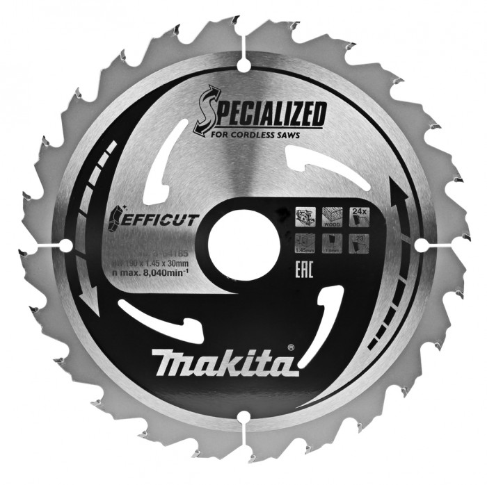 Lame de scie circulaire BOIS ˜190mm 24dents EFFIC