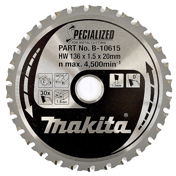 Lame pour scie circulaire METAL ˜150mm 32dents MA