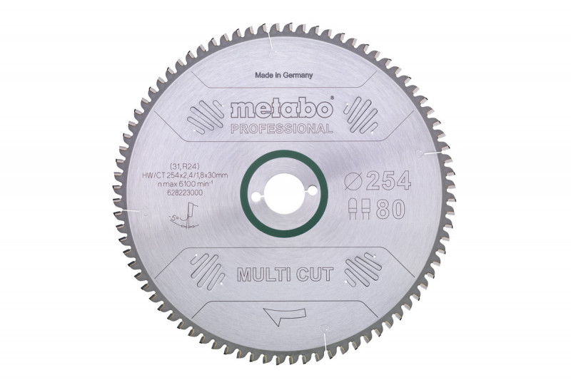 Lame de scie circulaire ALU MULTICUT ˜254mm 80den