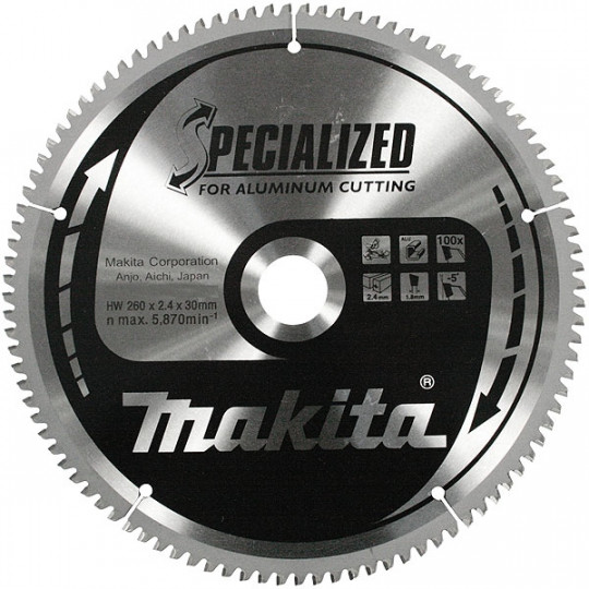 Lame de scie circulaire ALU ˜216mm 64dents MAKITA