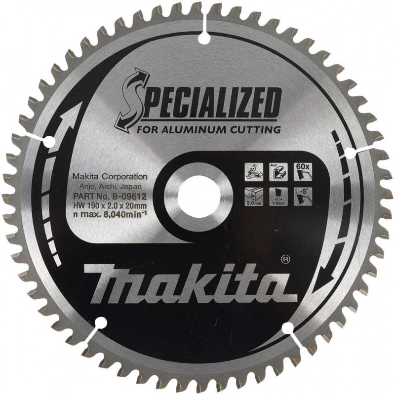 Lame de scie circulaire ALU ˜260mm 100dents MAKIT