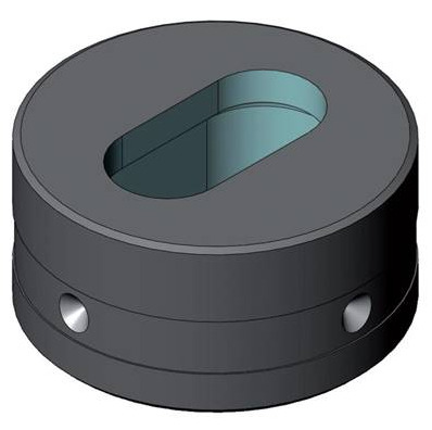 Matrice oblong 15x29mm pour cisailles et poinçonn
