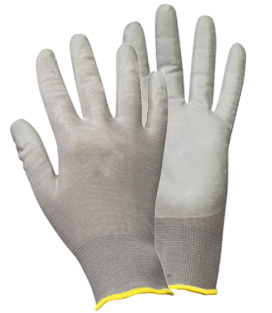 Gants tricot NYL+end.PU-FLEXAIRGREY/ZNPUPG25-CE4121(manut)-T10/11