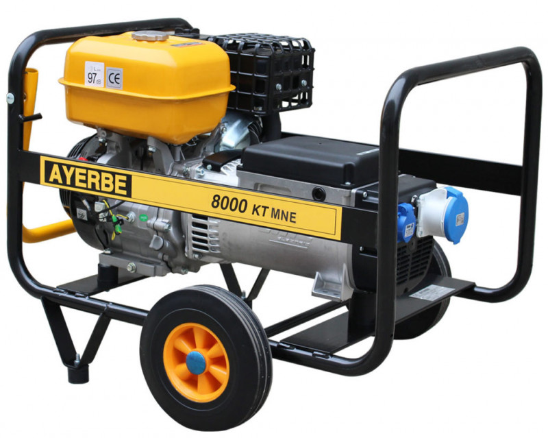 Groupe électrogène de chantier 8KVA 6400W à dé