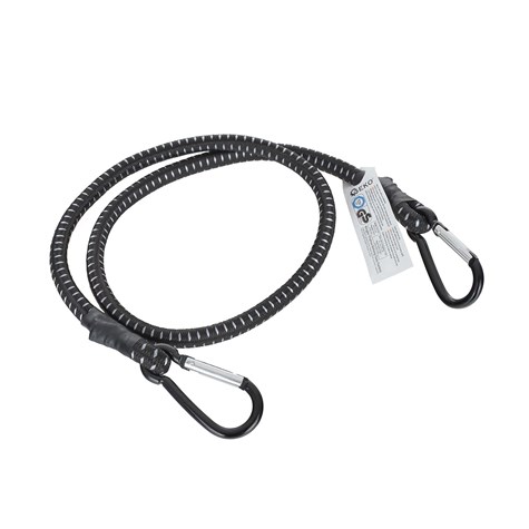 Attache ï¿½lastique 10mm x 90cm + mousquetons GEKO
