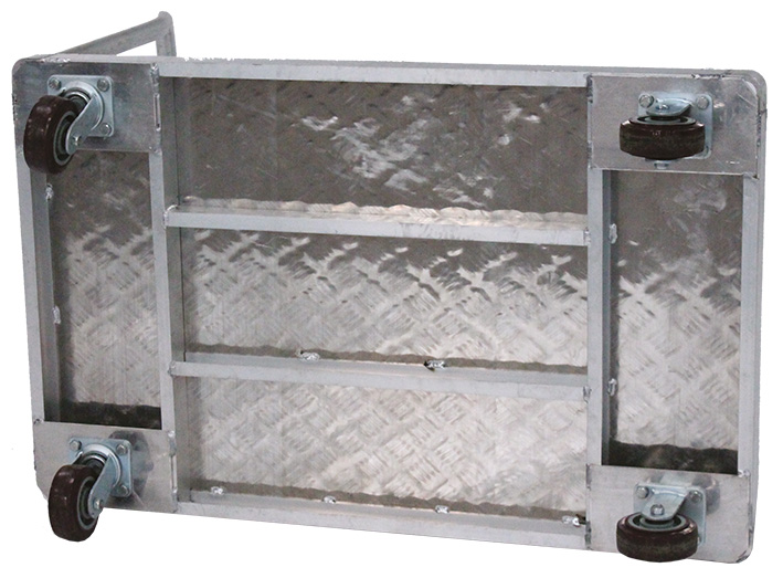 Chariot aluminium charge lourde 900 kg plateau 915