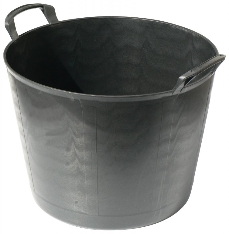 Auge macon ronde caoutchouc 42litres