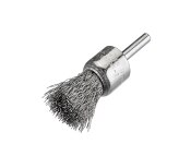 Brosse inox en bout diam 25mm (diam fil 0,30) sur