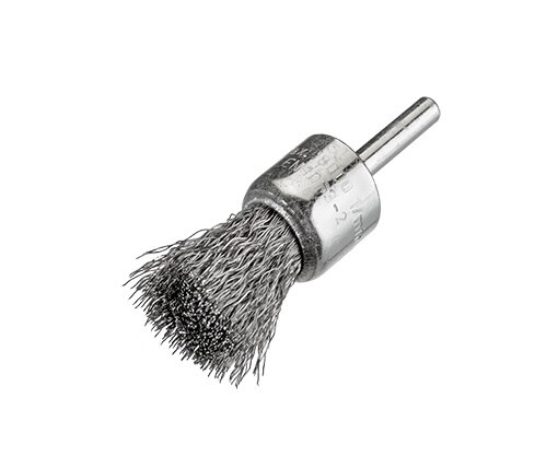 Brosse inox en bout diam 10mm (diam fil 0,30) sur