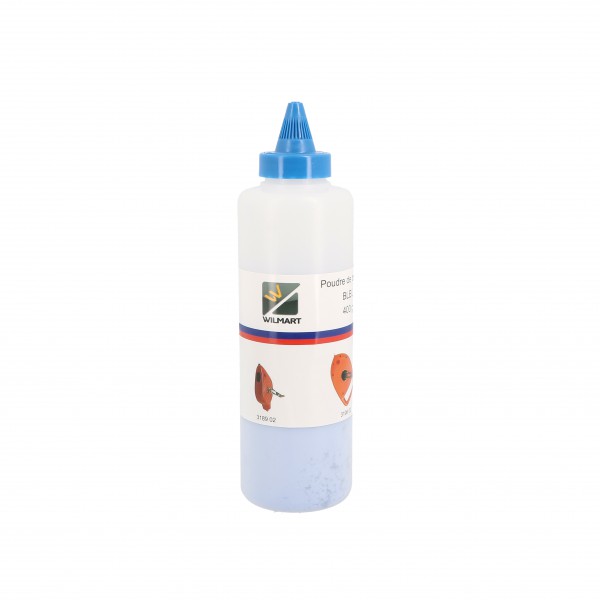 Biberon poudre de traçage BLEU (400g) 