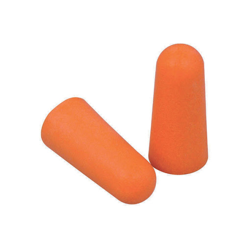 Blister de 2 bouchons d oreilles oranges (SNR37dB)