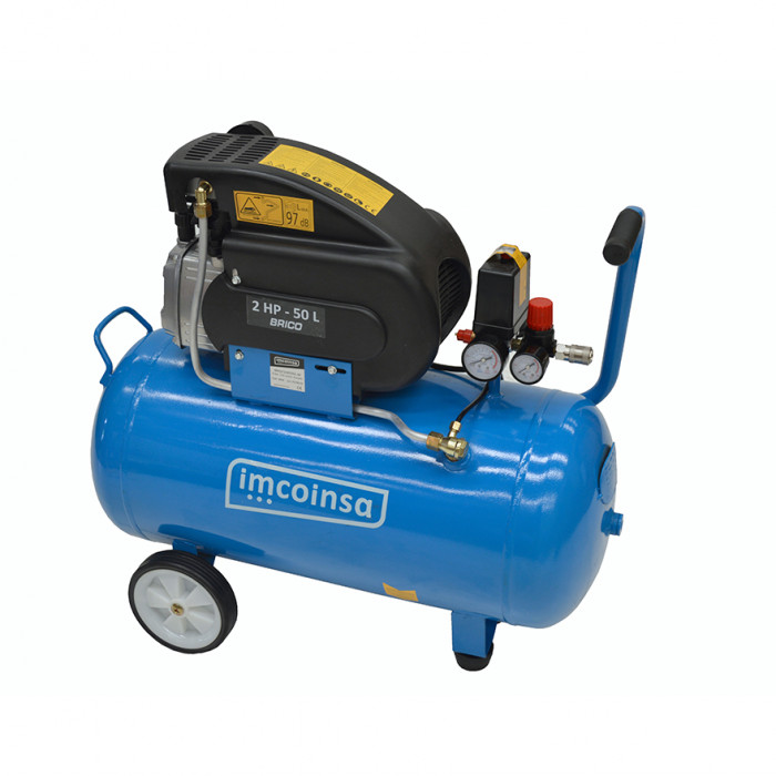Compresseur 50litres BRICO 2/50-M (2HP - 8bars) IM