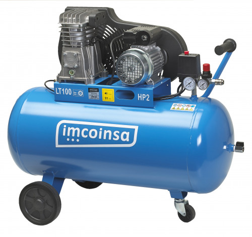 Comp.Pist.100L/3cv-2,2kW/23M3h/9bar/240VMono