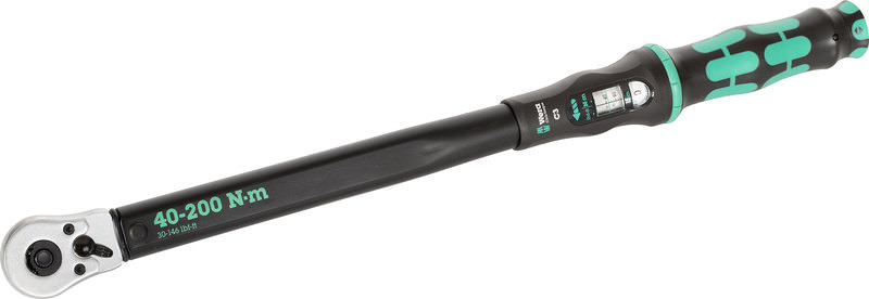 Cle Dynamo WERA C3 40-200Nm (cliq 1/2)