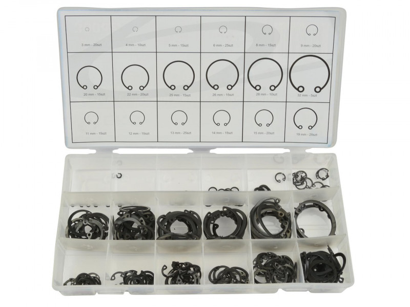 Assortiment de circlips internes, 300 pièces, dia