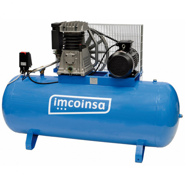 Compresseur à piston 7,5HP/cuve horizontale 500L/