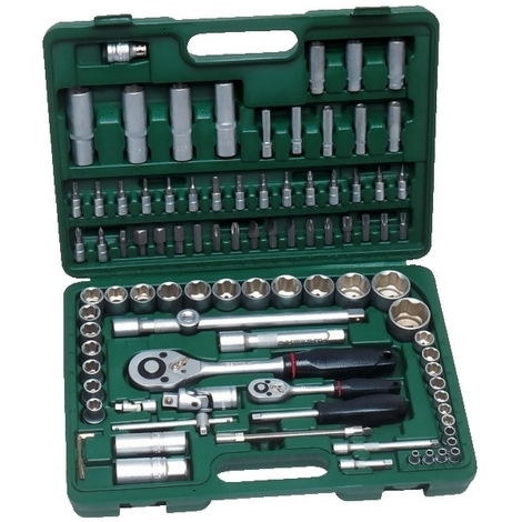 Coffret 94 pièces douilles Pouce 1/4-1/2 US