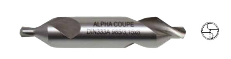 Foret cobalt à centrer diam 3mm x 8mm