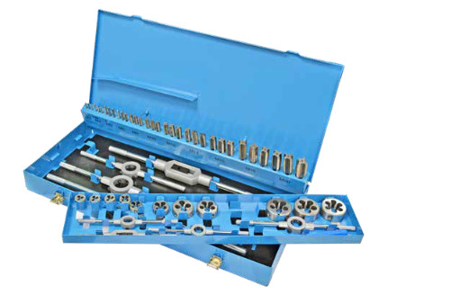 Coffret Tarauds (3 passes)+Filières M3-M20 +acces