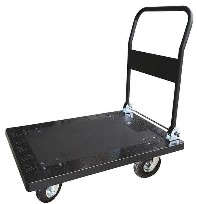 Chariot plastique avec dossier rabattable 300 kg