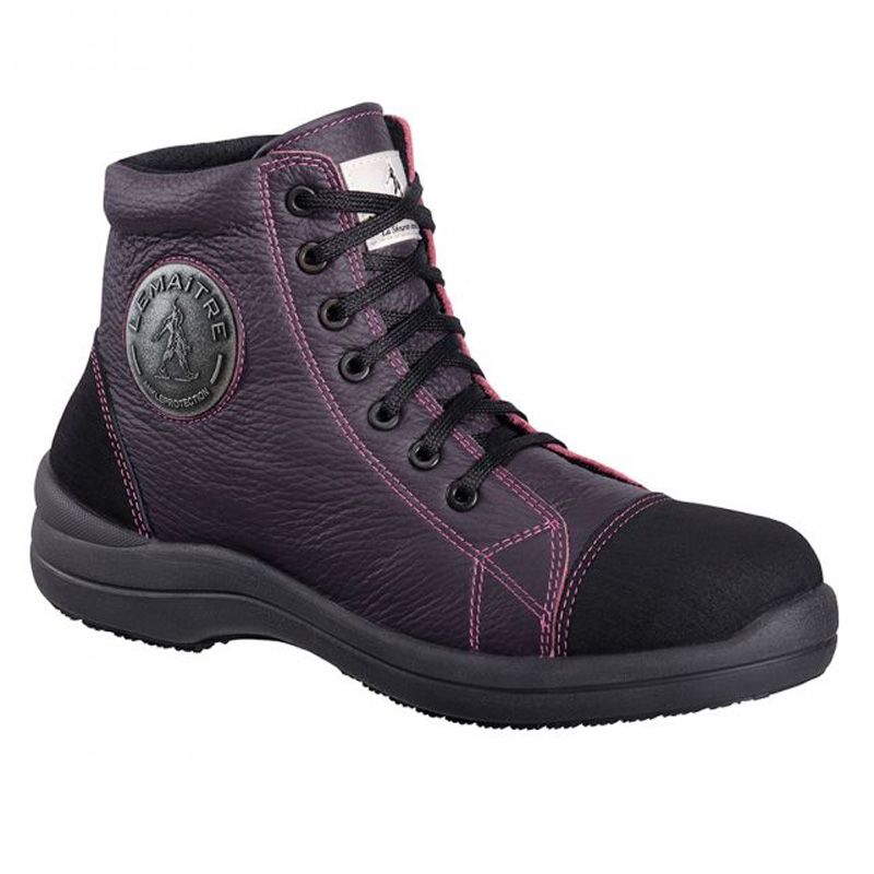 Chaussures Hautes de sécurité Libertine S3 (Prun