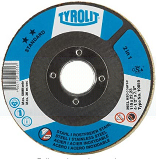 Disque RONDELLER élastic Gr150 INOX/acier TYT dia
