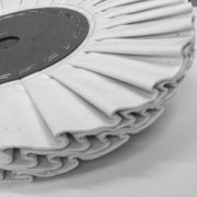 Disque coton Plissé ˜80mm sur tige de 6mm OSBORN