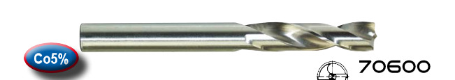 Foret à depointer HSS cobalt diam 6mm