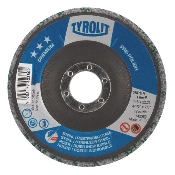 Disque TYT PREPOLISH 125x22,2 Grain trés Fin (pr