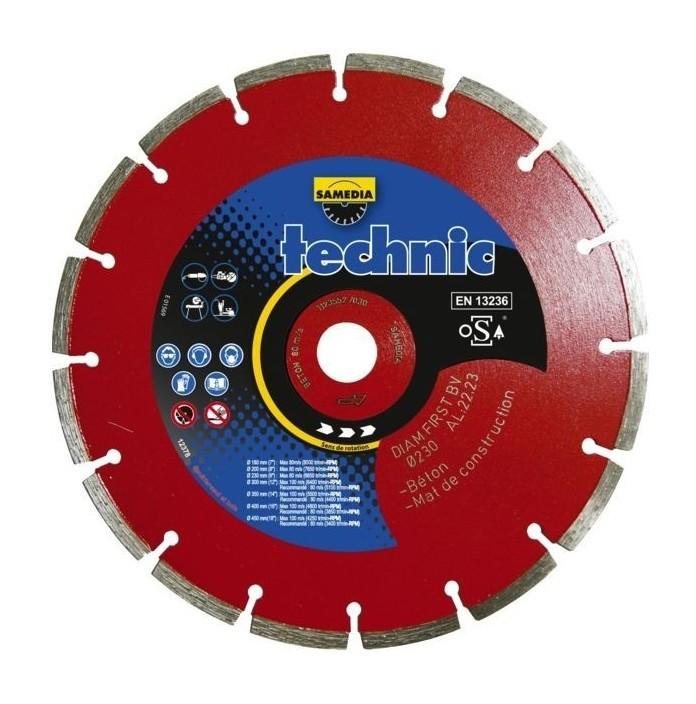 Disque diamant Béton ˜230mm TECHNIC DIAM FIRST B
