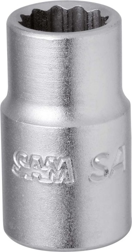 Douille courte 1/2  12 pans diamètre 17mm SAM