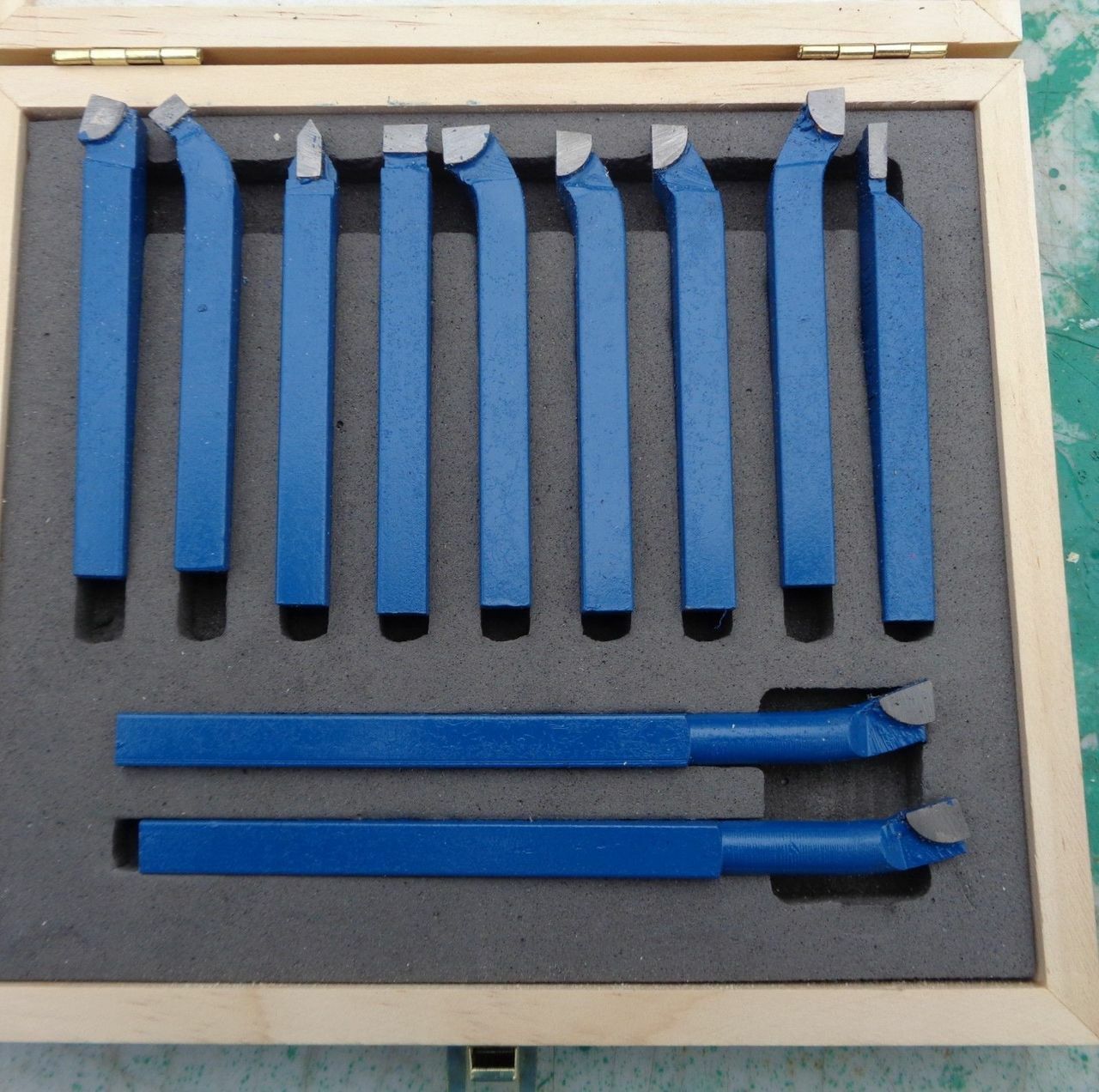 Coffret De 11 Outils Pour Tour à Métaux Type P30 16x16 mm - Outils de coupe  pour tour à métaux