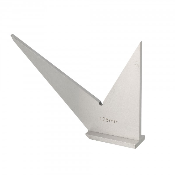Equerre mécanicien à double onglet L125mm