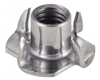 Ecrou à frapper à griffes Inox A2 6x100 pour boi