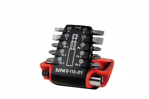 Râtelier de 10 embouts et un porte embouts SAM