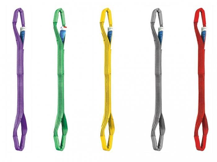 Elingue plate 2 boucles Levage 2000daN/4ml