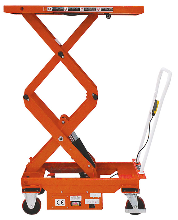 Table élévatrice semi-électrique 500 kg dimensions