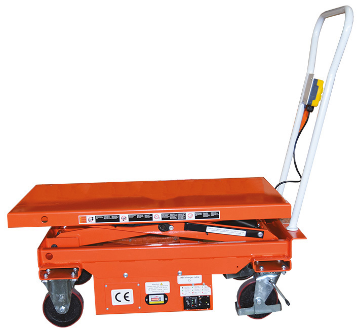 Table élévatrice semi-électrique 800 kg dimensions