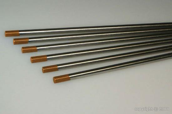 Electrode TIG ALU/IX Tungs GOLD (au lanthane) 2,4x
