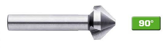 Fraise a 90° HSS 3 dents 10mm