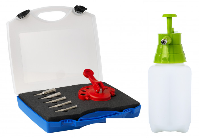 Kit perçage Foret carotteuse DIAMANT (pulv.eau 1l