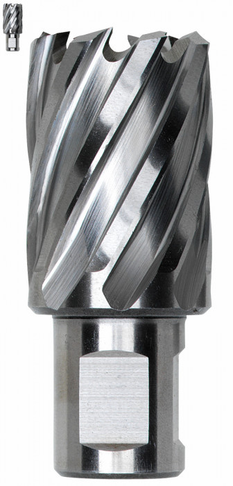 Fraise Carotteuse HSS 2 tailles diam 22mm ep30mm