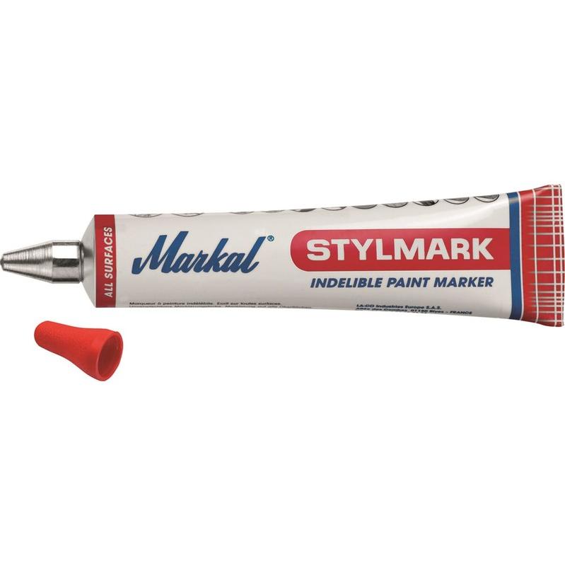 Marqueur peinture industrielle rouge
