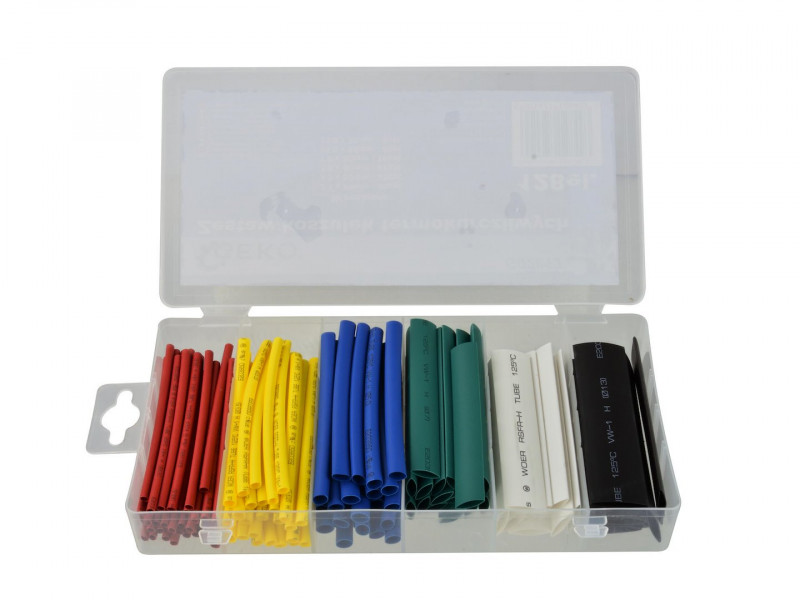 Kit de gaines thermo rétractables assorties (128 