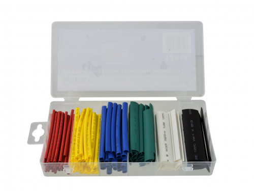 Kit de gaines thermo rétractables assorties (128 