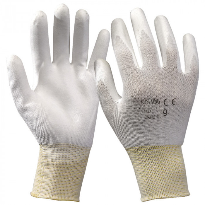 Gants tricot NYL+end.PU-FLEXAIRGREY/ZNPUPG25-CE412