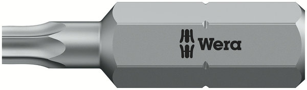 Embout HX1/4 TORX 10 percé L25 (2,4)