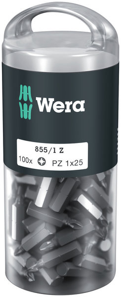 Boite de 100 embouts HX1/4 PHILLIPS-1 L25 (wer85