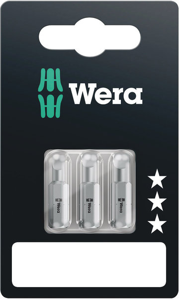 Blister 3 embouts HX1/4  plat 4,5+5,5+6,5 L25 (wer