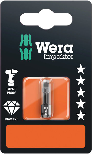 Blister 1 embout diamanté+IMPAKTOR HX1/4 SQ3 ca